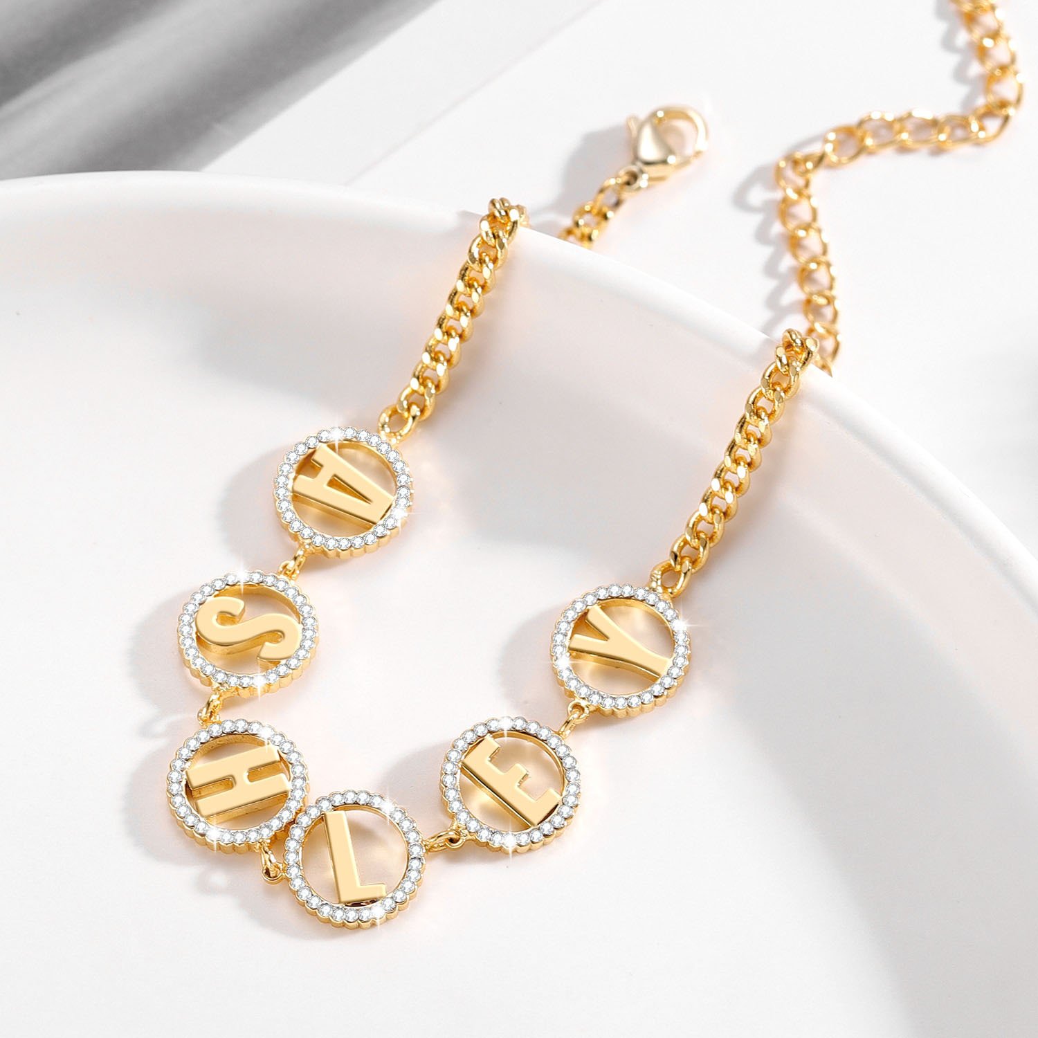 Separate English Letter Bracelet - Image 5