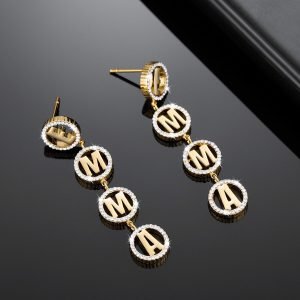 Separate English Letters Earrings