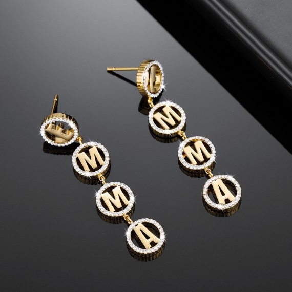 Separate English Letters Earrings