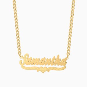 Heart Custom Name Necklace