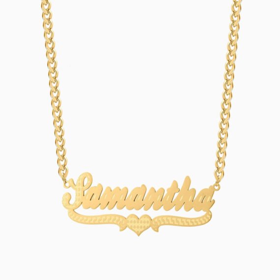 Heart Custom Name Necklace