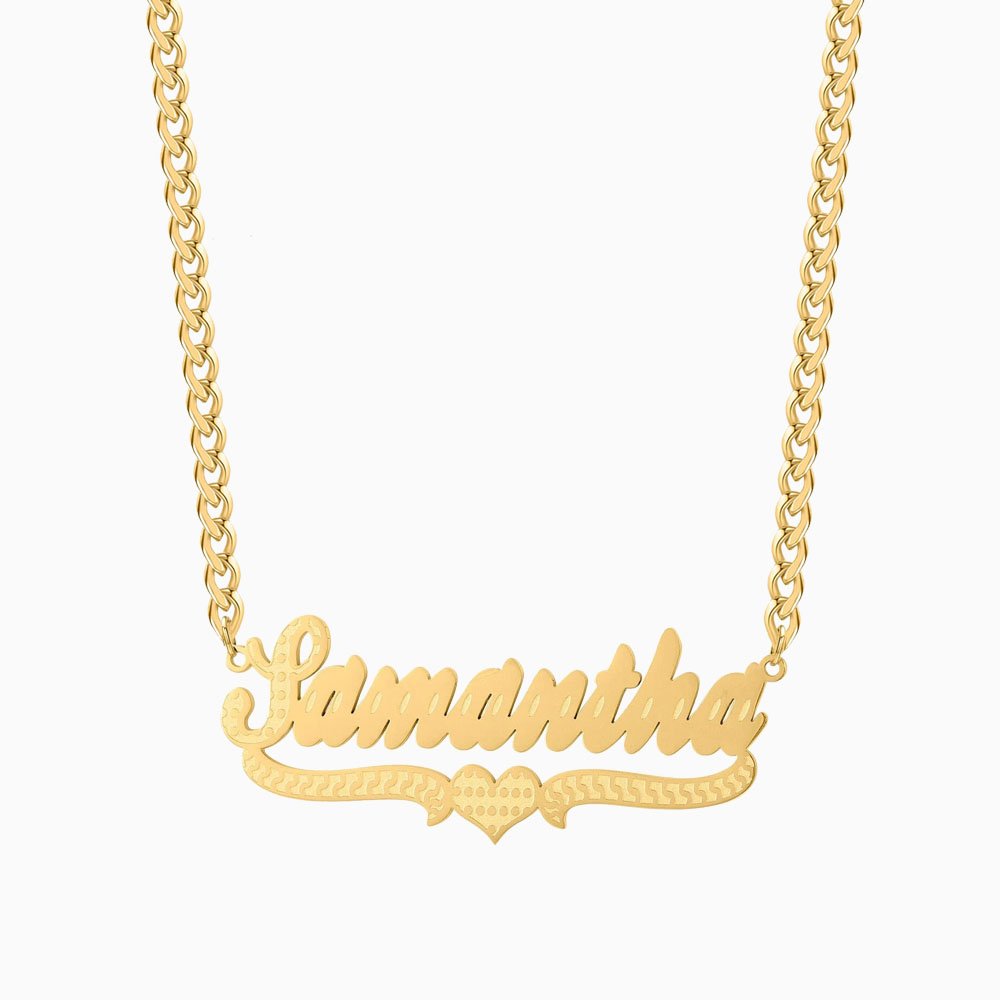 Heart Custom Name Necklace