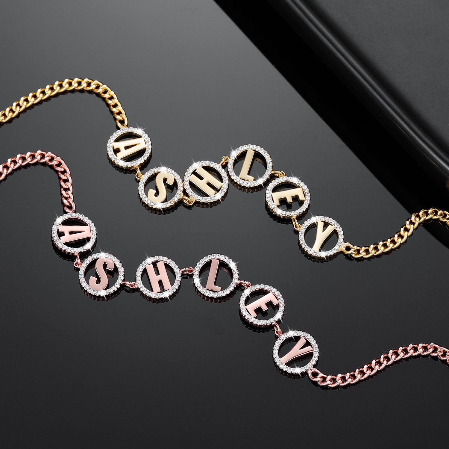 Separate English Letter Bracelet - Image 6
