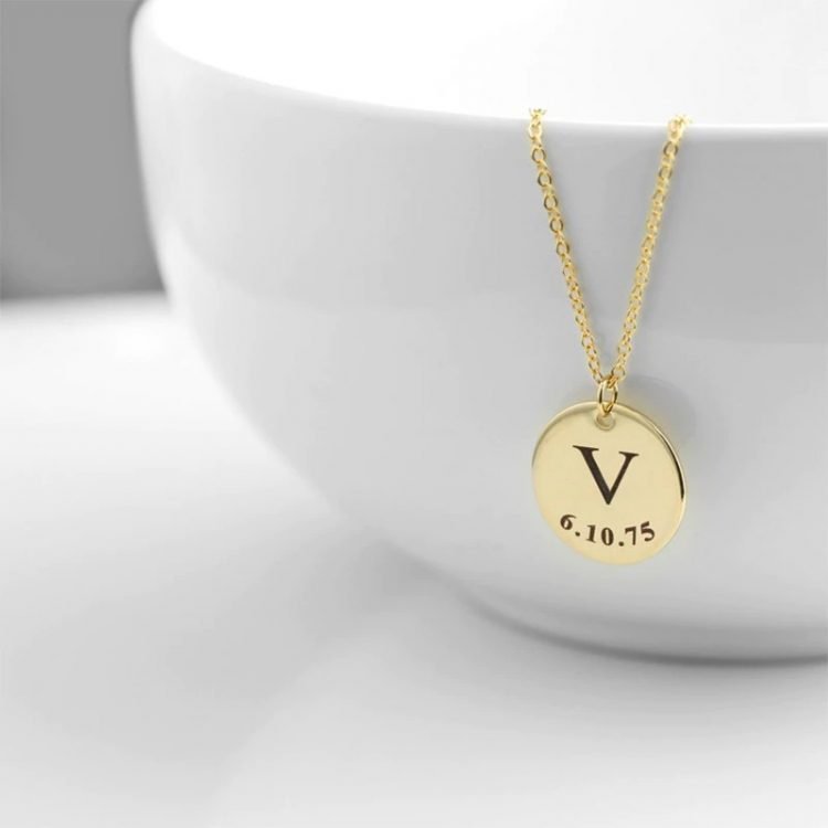 Gold Color Plated High Quality Stainless Steel Personalized Jewelry For Women Beceff Best Jewelry Simple Letter Necklace For Casual Outfits