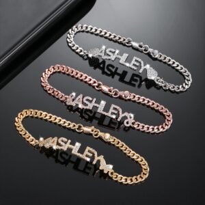 Gold Silver Rose Gold Plated Custom Jewelry For Women Best Quality Stainless Steel Jewelry For Women Wrist Jewelry For Party And Casual Outfits Name Bracelet