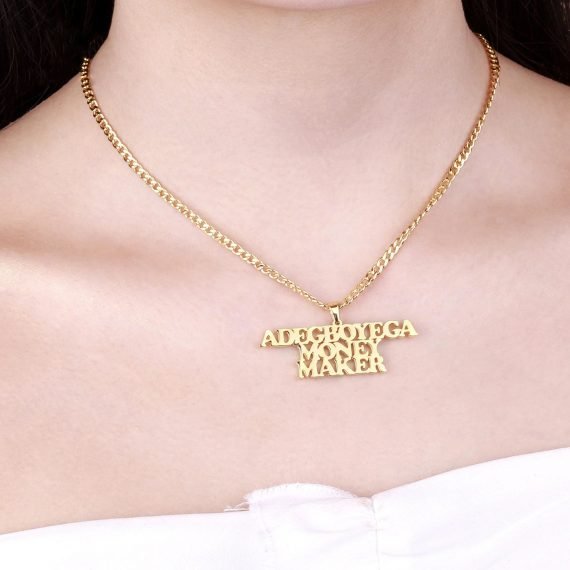 custom made 3 lines multiple line pendant design necklace jewelry fashion lover personalized birthday gift