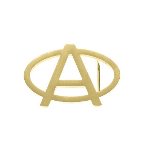 Gold Color Plated High Quality Stainless Steel Personalized Custom One Letter Waist Belt Buckle For Men Premium Made Custom Accessory Gift To Loving Husband On His Birthday