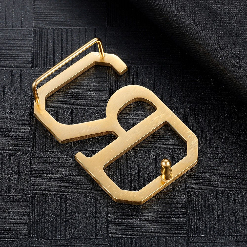 High Quality Custom English Letter Belt Buckle For Men Personalized Initial Belt Buckle Gift For Father Brother Husband
