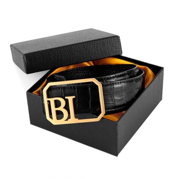 High Quality Name Belt Buckle With Crocodile Belt Personalized Men's Suspender Wear Simple Looking Casual Accessory For Men