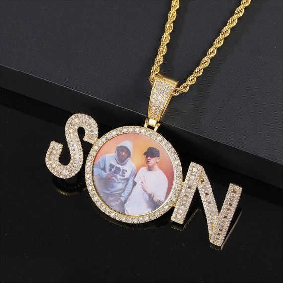 Hip Hop Casual Photo Frame Name Necklace From Beceff Personalized Casual Name Necklace For Daily Outfits And Wears High Quality Photo Frame Name Necklace In Gold Silver Rose Gold Colors