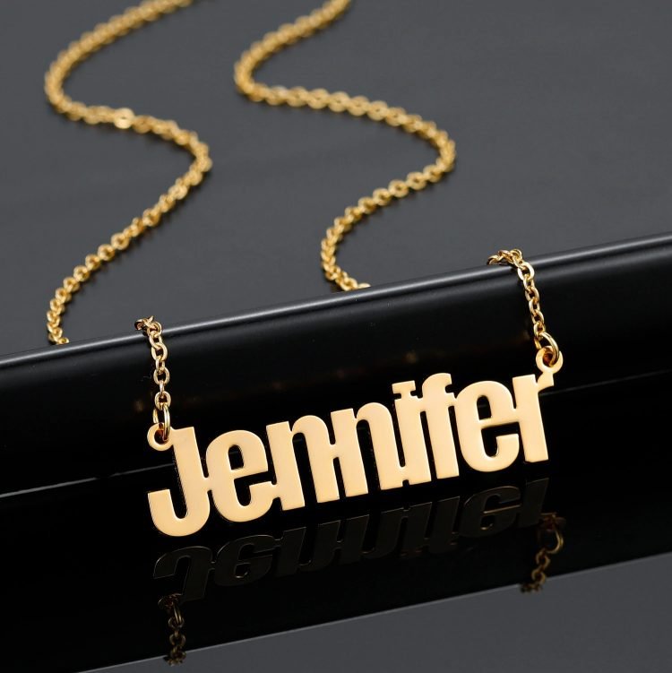 Personalized Custom Name Necklace Shine Custom Made Name Necklace For Women Link Chain Crafted Name Necklace High Quality Beceff Jewelry Simple Jewelry For Casual Outfits