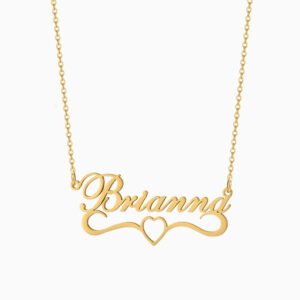 Love Heart Name Necklace