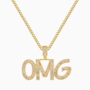 Iced Out Hip Hop Name Necklace