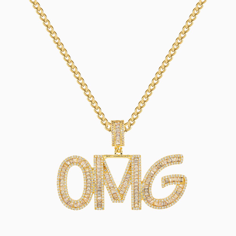 Iced Out Hip Hop Name Necklace