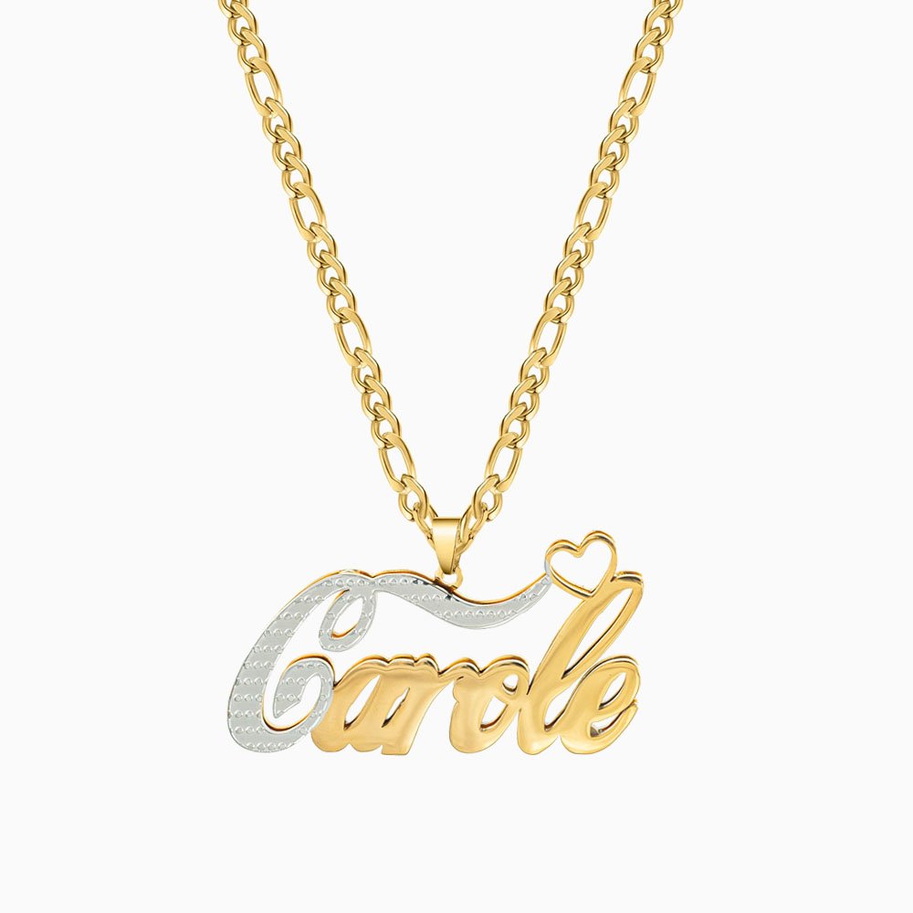 Double Pendant Name Necklace