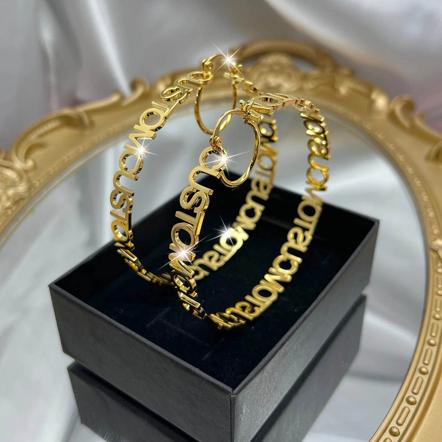 Custom Hoop Earrings - Image 2