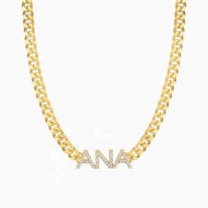 Sparkling Letters Necklace