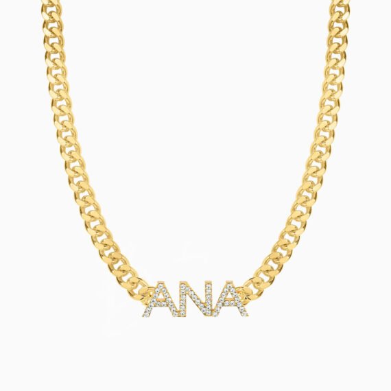 Sparkling Letters Necklace