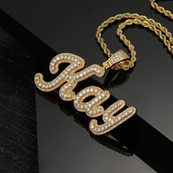 personalized custom nameplate name necklace for christmas birthday anniversary gifts