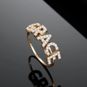 personalized custom name ring with custom name for christmas and birthday gifts for daughter mother sister and best friend