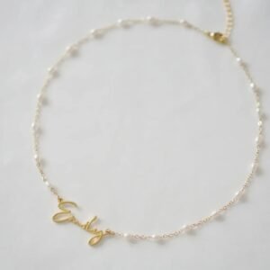 Custom Name Script Handwriting Cursive Font Necklace