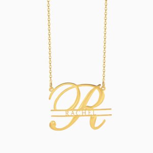 Big Initial Name Necklace