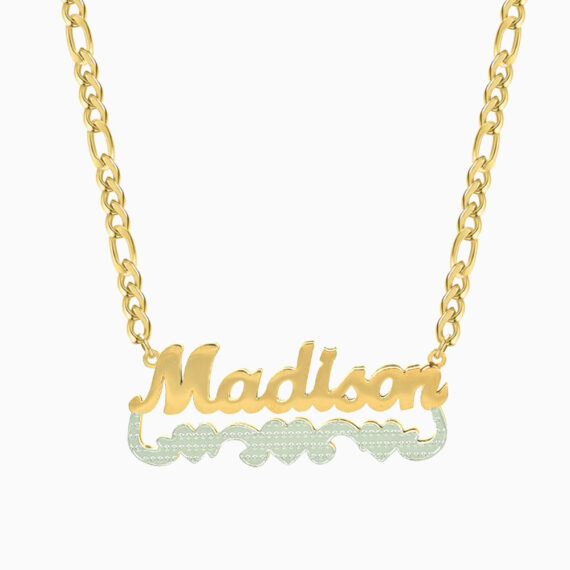 Hearts Pendant Name Necklace