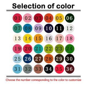Bubble Necklace Color Chart